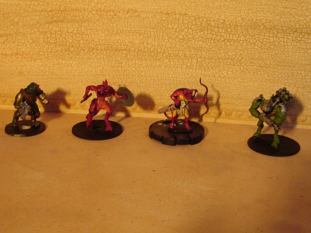 Any plastic or rubber snake is a conversion piece. scifi snake @ far right - not a head; its a shoulder pauldron!