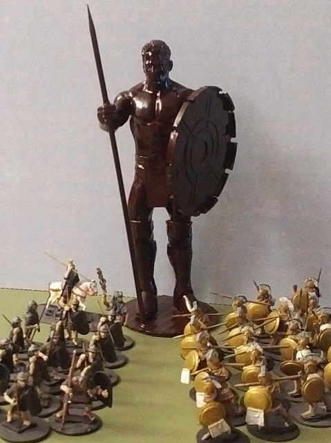 And now he's ready to protect the troops of well whichever